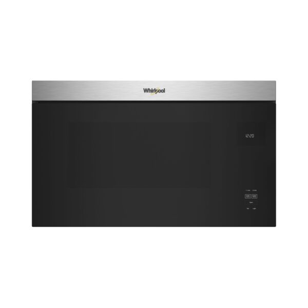Whirlpool 1.1 Cu. Ft. Flush Built In Over the Range Microwave with Turntable Free Design