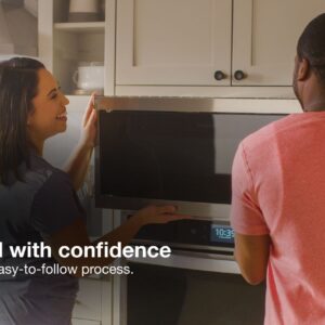 Whirlpool 30 Inch Slide-In Trim Kit Microwave with Tap to Open Door, 1.1 Cu. Ft. view 10