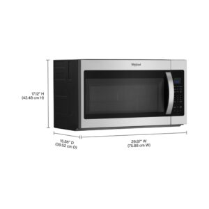 Whirlpool 1.9 Cu. Ft. Over-the-Range Microwave with Sensor Cooking Technology view 2