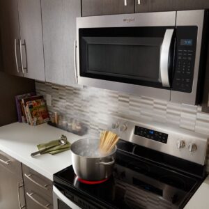 Whirlpool 1.9 Cu. Ft. Over-the-Range Microwave with Sensor Cooking Technology view 3
