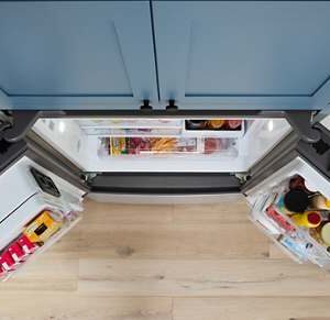 Whirlpool&reg; 23.4 Cu. Ft. French Door Refrigerator with Dual Ice Makers, 36 Inch True Counter Depth view 3