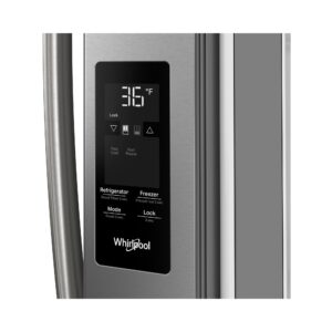 Whirlpool® 31 Cu. Ft. French Door Refrigerator with Factory Installed Ice Maker, 36 Inch view 2