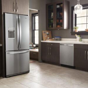 Whirlpool® 20 Cu. Ft. French Door Refrigerator with Exterior Water Dispenser, 30 Inch view 6