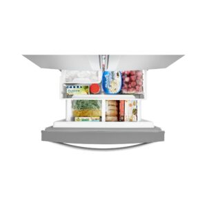 Whirlpool® 20 Cu. Ft. French Door Refrigerator with Full Width Pantry Drawer, 30 Inch view 6