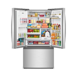 Whirlpool® 23.4 Cu. Ft. True Counter Depth French Door Refrigerator with Dual Ice Makers and EasyFill Dispenser, 36 Inch view 2