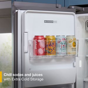 Whirlpool® 21.9 Cu. Ft. 4 Door French Door Refrigerator with In Door Ice System, 36 Inch True Counter Depth view 9