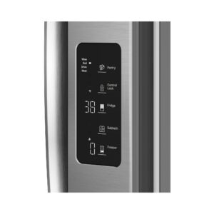 Whirlpool® 22 Cu. Ft. True Counter Depth 4 Door French Door Refrigerator with Dual Ice Makers and EasyFill Dispenser, 36 Inch view 8