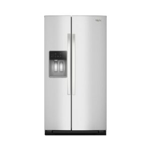 Whirlpool® 21 Cu. Ft. Side by Side Refrigerator with Prep and Store Bins, 36 Inch Counter Depth