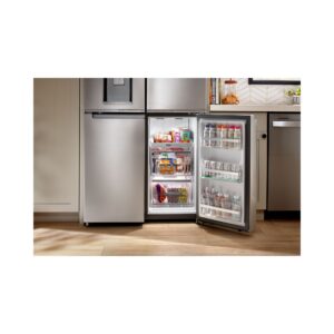 Whirlpool® 19.1 Cu. Ft. Counter Depth 4 Door Refrigerator with Ice Maker in Door, 36 Inch view 3