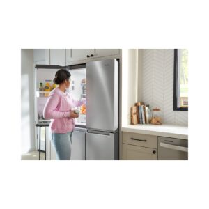 Whirlpool® 19.1 Cu. Ft. Counter Depth 4 Door Refrigerator with Ice Maker in Door, 36 Inch view 6