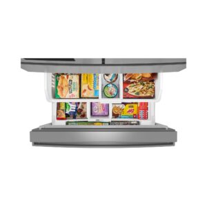 Whirlpool® 29 Cu. Ft. Family Sized Capacity French Door Refrigerator with Flexible Temperature Drawer, 36 Inch view 7
