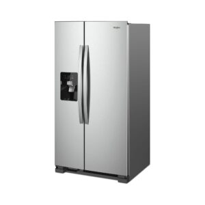 Whirlpool® 21 Cu. Ft. Side by Side Refrigerator with Exterior Ice and Water Dispenser, 33 Inch view 5