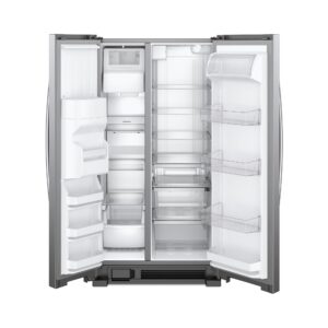 Whirlpool® 21 Cu. Ft. Side by Side Refrigerator with Dual Pad Ice and Water Dispenser, 33 Inch view 3