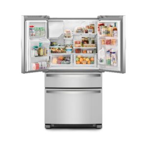 Whirlpool® 25 Cu. Ft. French Door Refrigerator with Refrigerated Exterior Drawer and Exterior Ice and Water Dispenser, 36 Inch view 2