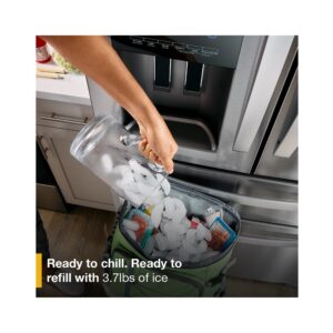 Whirlpool® 25 Cu. Ft. French Door Refrigerator with Refrigerated Exterior Drawer and Exterior Ice and Water Dispenser, 36 Inch view 4
