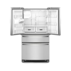 Whirlpool® 25 Cu. Ft. French Door Refrigerator with Refrigerated Exterior Drawer and Exterior Ice and Water Dispenser, 36 Inch view 8