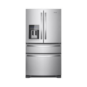 Whirlpool® 25 Cu. Ft. French Door Refrigerator with Refrigerated Exterior Drawer and Exterior Ice and Water Dispenser, 36 Inch
