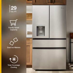 Whirlpool® 29 Cu. Ft. Family Sized French Door Refrigerator with Flexible Temperature Drawer, 36 Inch view 5