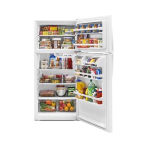 Whirlpool 28 Inch Wide Top Freezer Refrigerator, 14.3 Cu. Ft. view 2