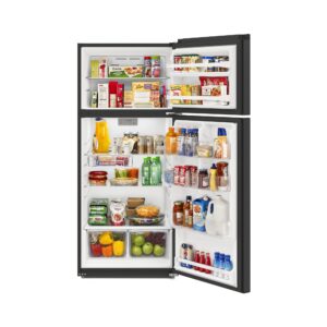 Whirlpool 28 Inch Wide Top Freezer Refrigerator, 16.3 Cu. Ft. view 2