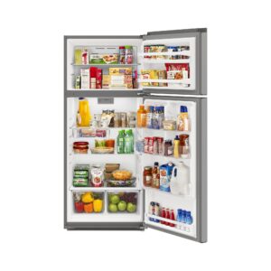 Whirlpool 28 Inch Wide Top Freezer Refrigerator, 16.3 Cu. Ft., ENERGY STAR Certified view 2