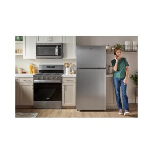 Whirlpool&reg; 30 Inch Wide Top Freezer Refrigerator with Total Coverage Cooling, 19.3 Cu. Ft. view 8