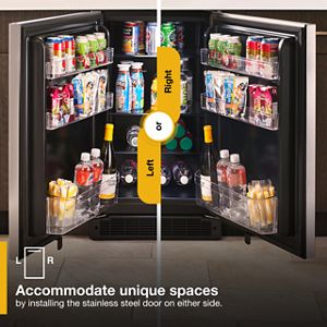 Whirlpool® 24 Inch Wide Undercounter Refrigerator, 5.1 Cu. Ft. view 11