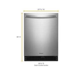 Whirlpool® 24 Inch Wide Undercounter Refrigerator, 5.1 Cu. Ft. view 6