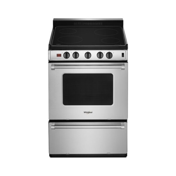 Whirlpool 24 Inch Freestanding Electric Range with Upswept SpillGuard Cooktop