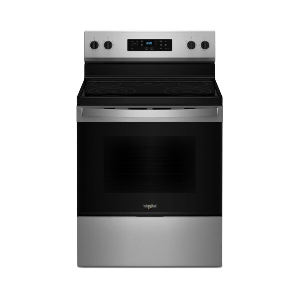 Whirlpool 30 Inch Electric Range with FlexHeat Dual Elements and Steam Clean
