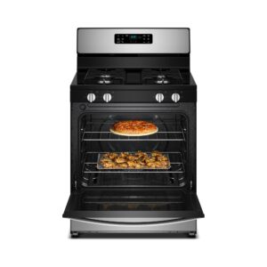 Whirlpool 30 Inch Freestanding Gas Range with Crispy Mode and Steam Clean view 2