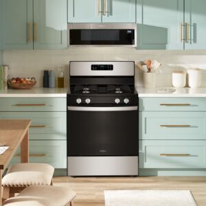Whirlpool 30 Inch Freestanding Gas Range with Crispy Mode and Steam Clean view 4