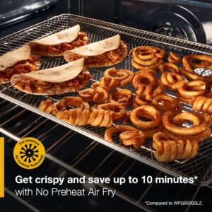 Whirlpool 30 Inch Freestanding Gas Range with No Preheat Air Fry, Air Baking and Self Cleaning Oven view 11