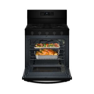 Whirlpool 30 Inch Freestanding Gas Range with No Preheat Air Fry, Air Baking and Self Cleaning Oven view 3
