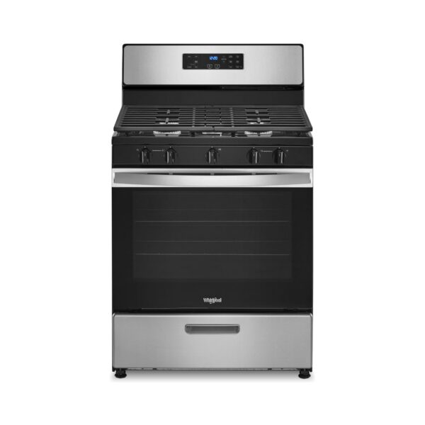 Whirlpool 5.1 Cu Ft Freestanding Gas Range with Edge to Edge Cooktop