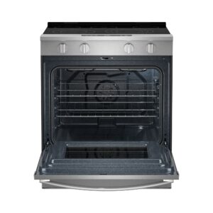 Whirlpool® 30 Inch Electric Smart Range with Air Cooking Technology, 5.3 Cu. Ft. view 3