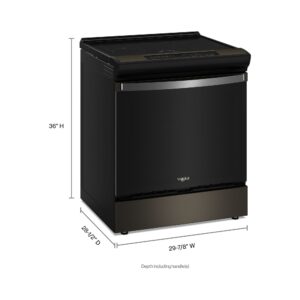 Whirlpool 30 Inch Slide-In Induction Range with No Preheat Air Fry, 6.4 Cu. Ft. view 12