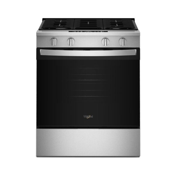 Whirlpool 30 Inch Gas Smart Range with Air Cooking Technology and Steam Clean
