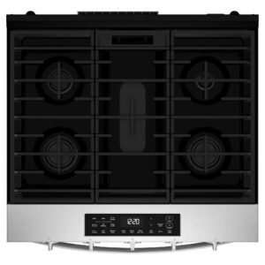 Whirlpool 30 Inch Freestanding Gas Smart Range with No Preheat Air Fry and WiFi Connectivity view 3