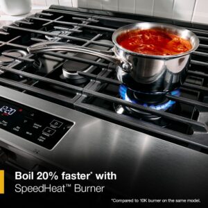 Whirlpool 30 Inch Freestanding Gas Smart Range with No Preheat Air Fry and WiFi Connectivity view 8
