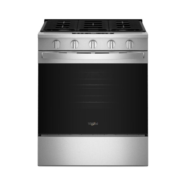 Whirlpool 30 Inch Freestanding Gas Smart Range with No Preheat Air Fry and WiFi Connectivity