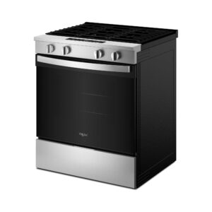 Whirlpool 30 Inch Freestanding Gas Range with 5 Burners, Steam Clean, and Smart WiFi Connectivity view 7