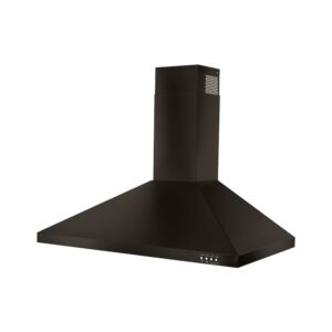 Whirlpool® 30 Inch Contemporary Black Stainless Wall Mount Range Hood view 4