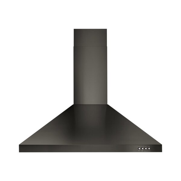 Whirlpool® 30 Inch Contemporary Black Stainless Wall Mount Range Hood