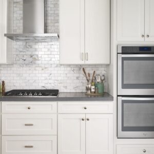 Whirlpool® 30 Inch Stainless Steel Wall Mount Flat Range Hood with 400 CFM Motor Class view 4