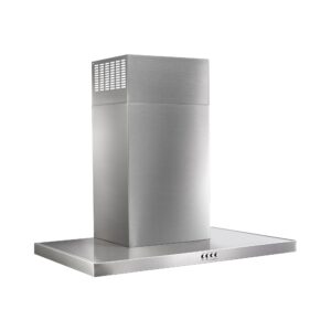 Whirlpool® 30 Inch Stainless Steel Wall Mount Flat Range Hood with 400 CFM Motor Class view 6