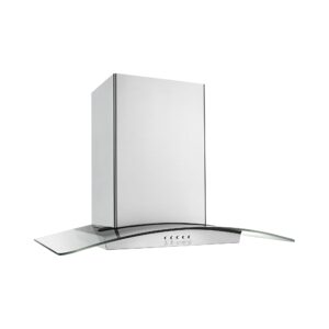 Whirlpool® 36 Inch Curved Glass Wall Canopy Range Hood with LED Edge Lighting view 3