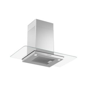 Whirlpool® 36 Inch Stainless Steel Flat Glass Wall Mount Range Hood with 400 CFM Motor Class view 5