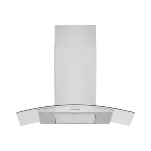 Whirlpool® 36 Inch Glass Wall Mount Range Hood with 400 CFM Motor Class view 3