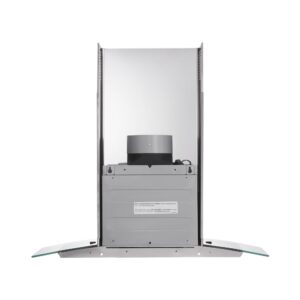 Whirlpool 30 Inch Curved Glass Wall Mount Canopy Range Hood view 6